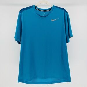 Nike Running Dri-Fit Bright Blue Lightweight T-Shirt, Men's Large